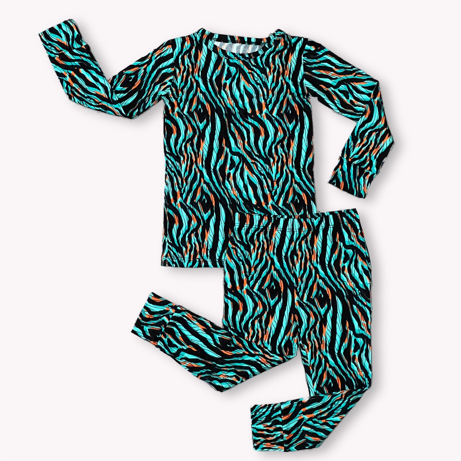 Funky Zebra Long Sleeve PJ Set