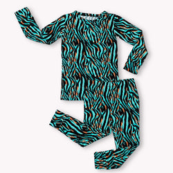 Image of Funky Zebra Long Sleeve PJ Set