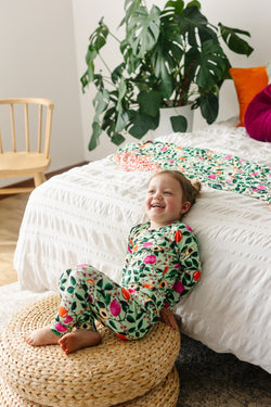 Image of Stone Fruit Orchard Long Sleeve PJ Set