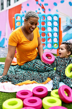 Collection of Funky Zebra Women's Lounge Joggers in a gallery layout