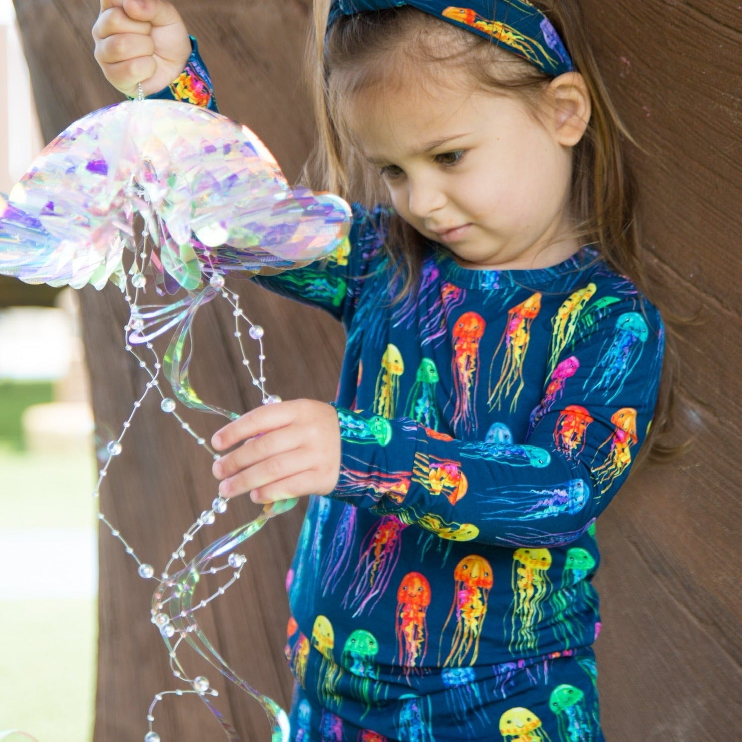 Rainbow Jellies Long Sleeve PJ Set