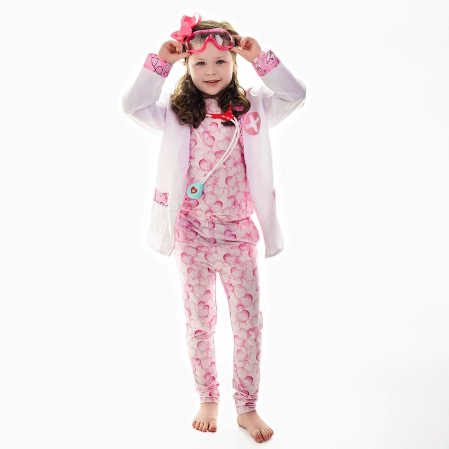 Bubbling Love Pink Edition: Long Sleeve PJ Set