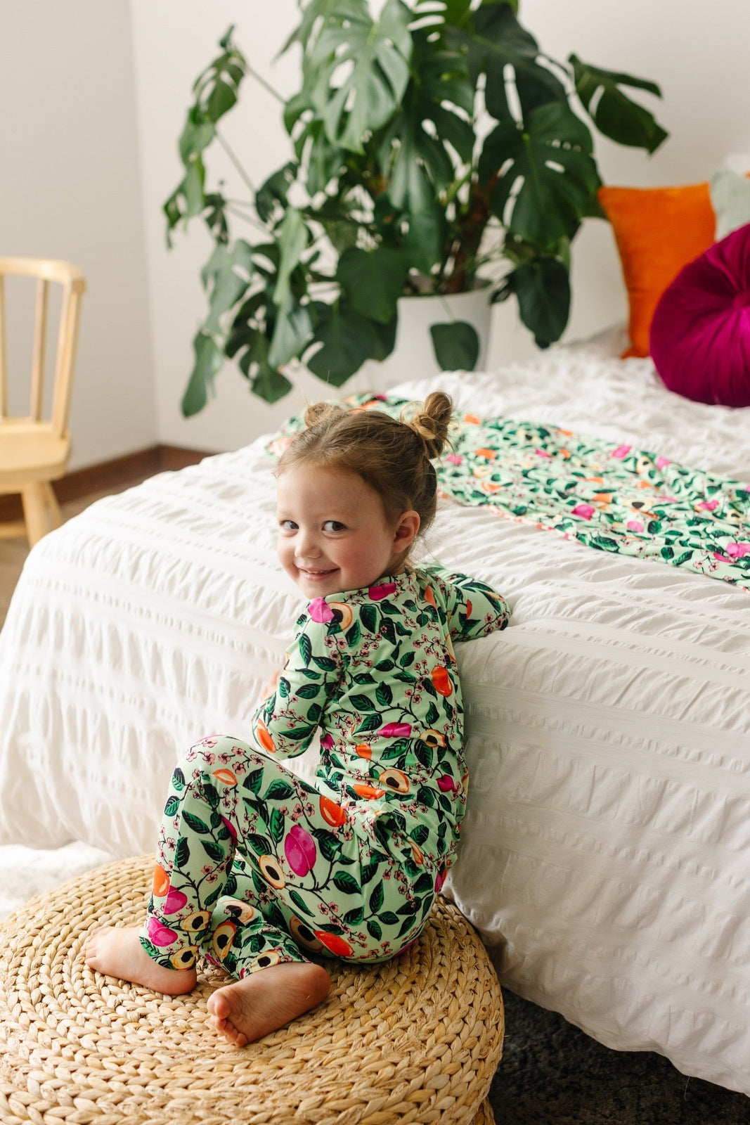 Stone Fruit Orchard Long Sleeve PJ Set