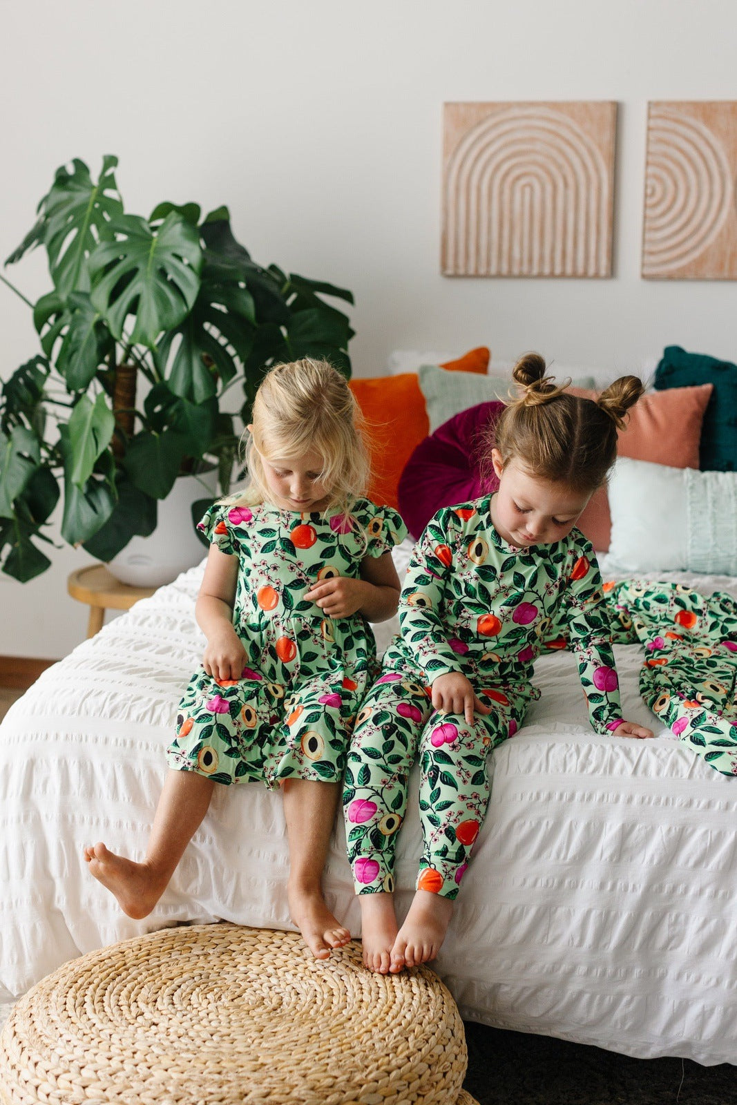 Stone Fruit Orchard Long Sleeve PJ Set