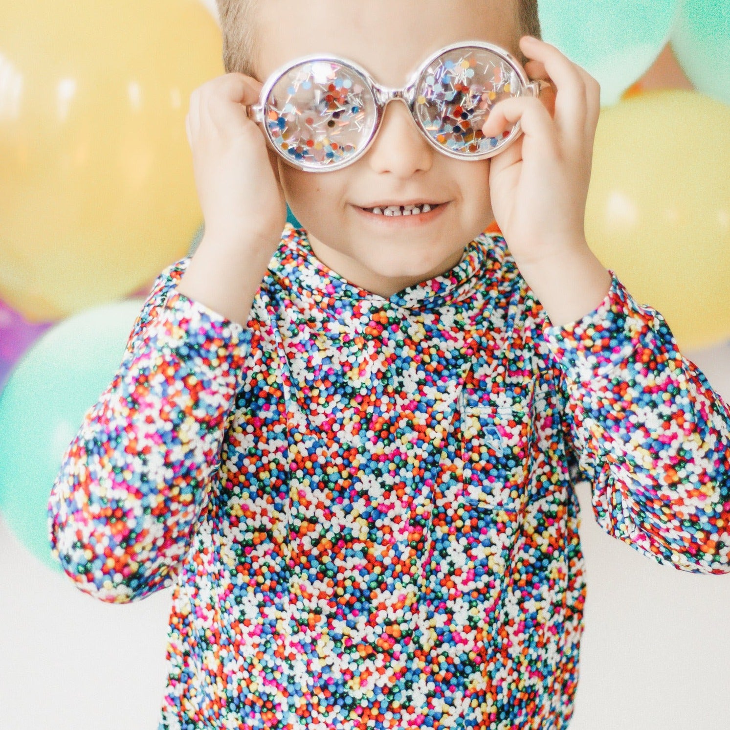 Rainbow Sprinkles Lightweight Hoodie