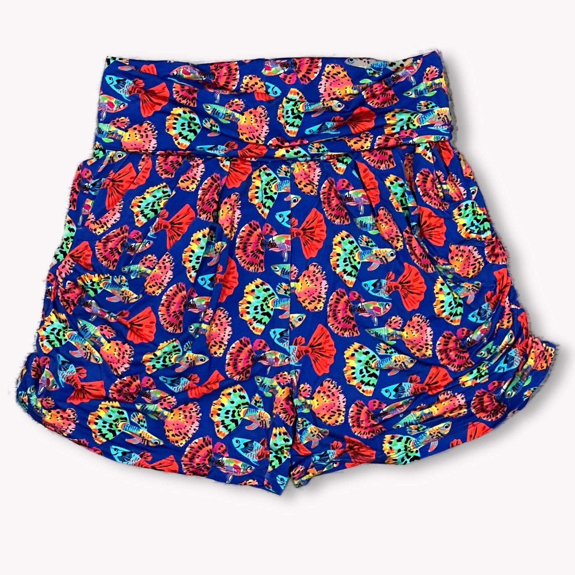 Collection of Guppies Women's Lounge Shorts in a gallery layout