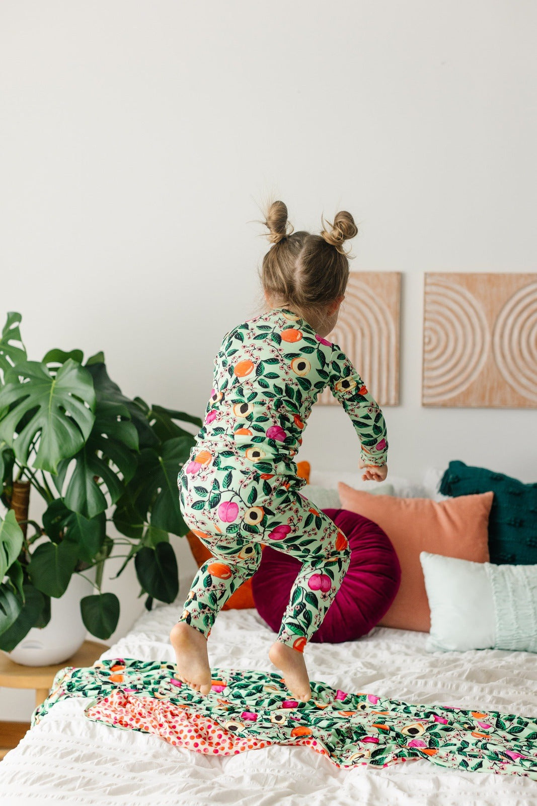 Stone Fruit Orchard Long Sleeve PJ Set