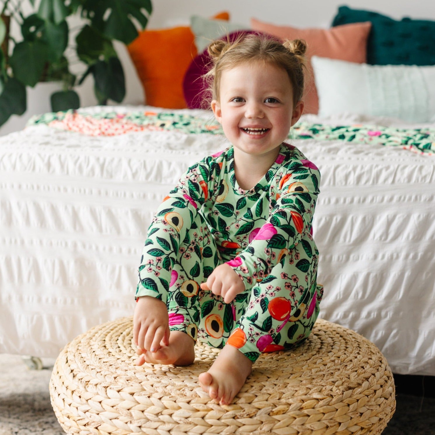 Stone Fruit Orchard Long Sleeve PJ Set