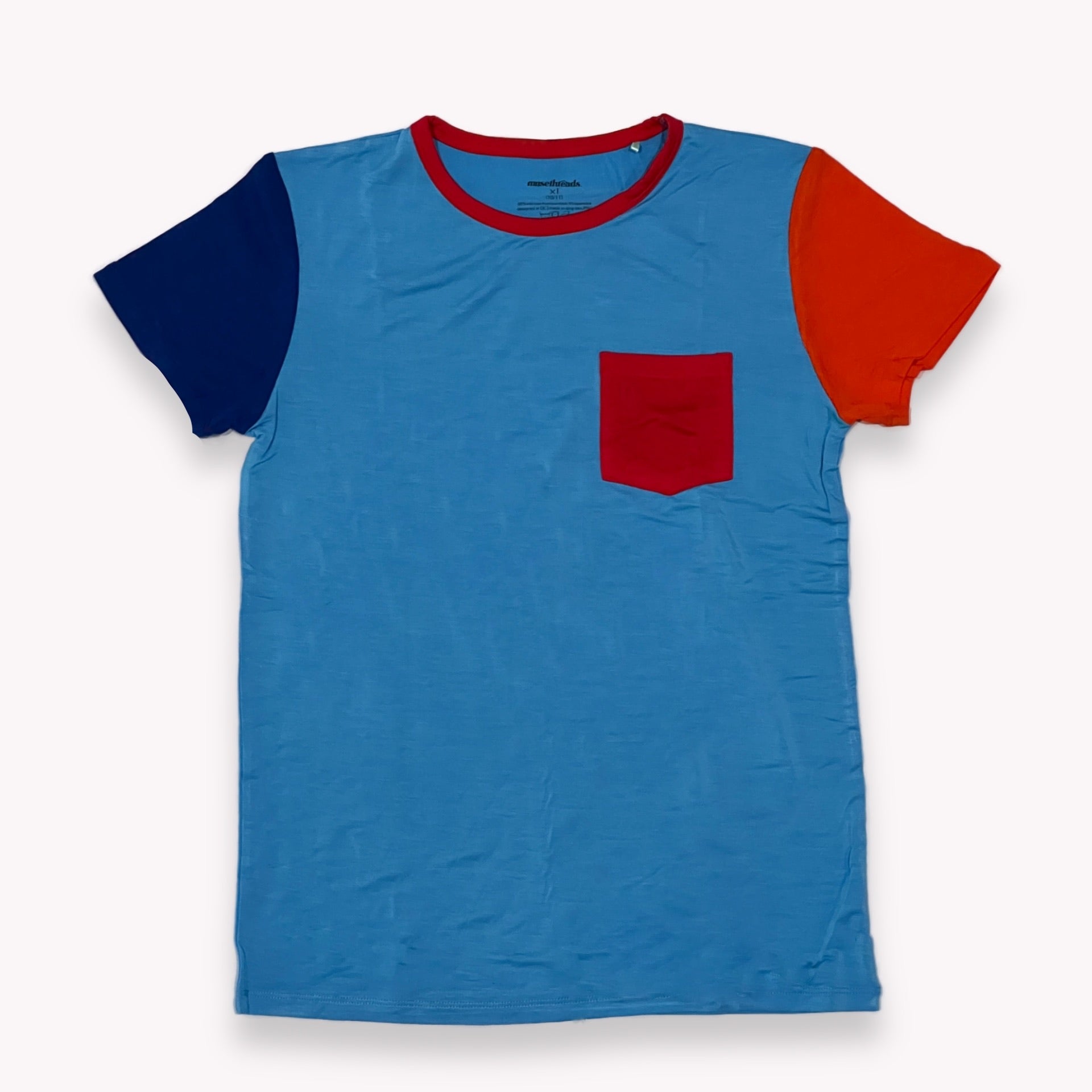 Rainbow Sprinkles | Color Block Pocket Tee