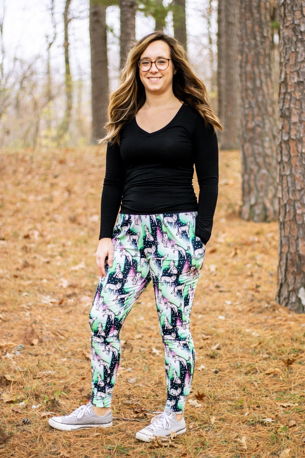 Aurora Night Wolves Women's Lounge Joggers