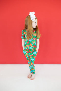 Collection of Chicken Friends Short Sleeve PJ Set in a gallery layout