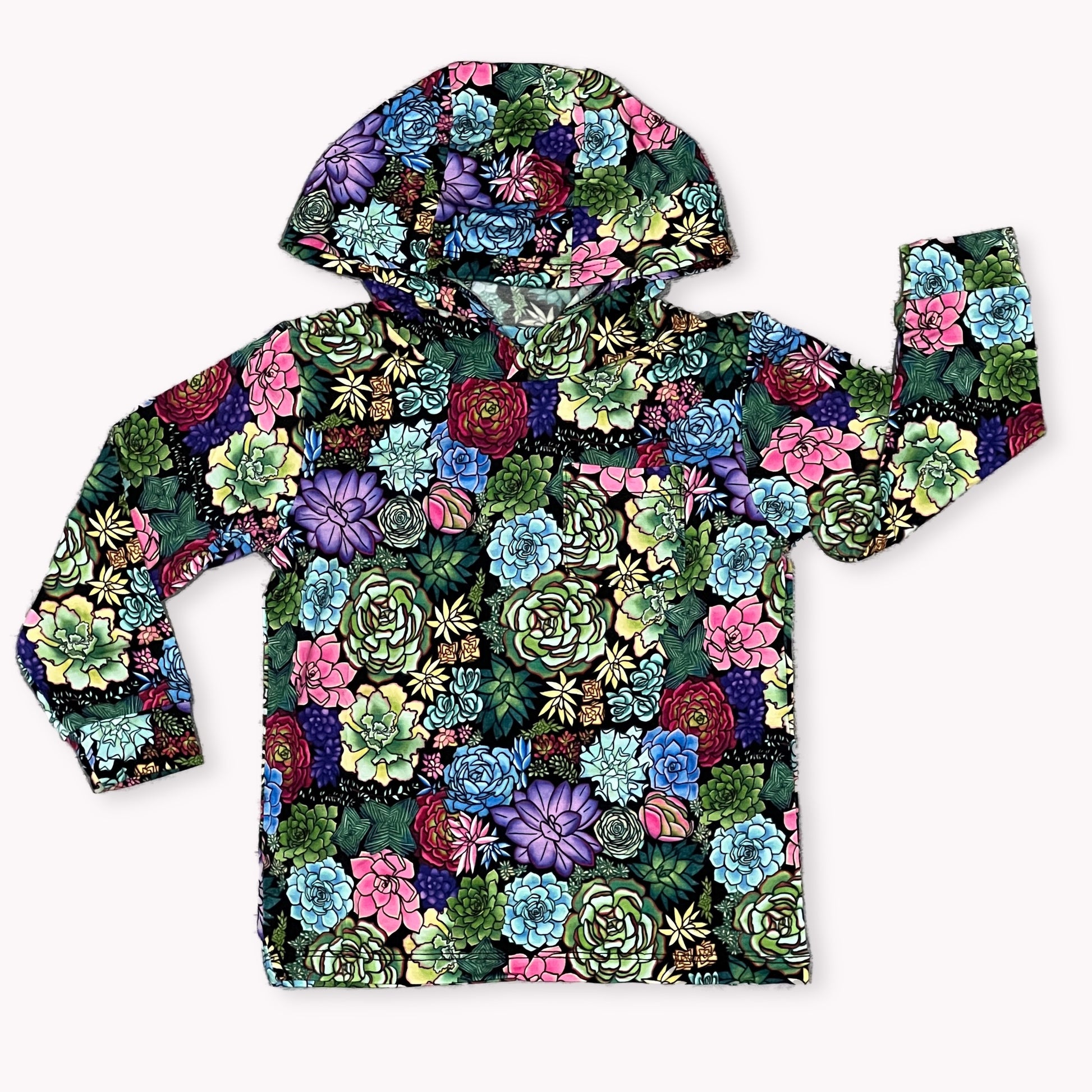 Succulents Lightweight Hoodie