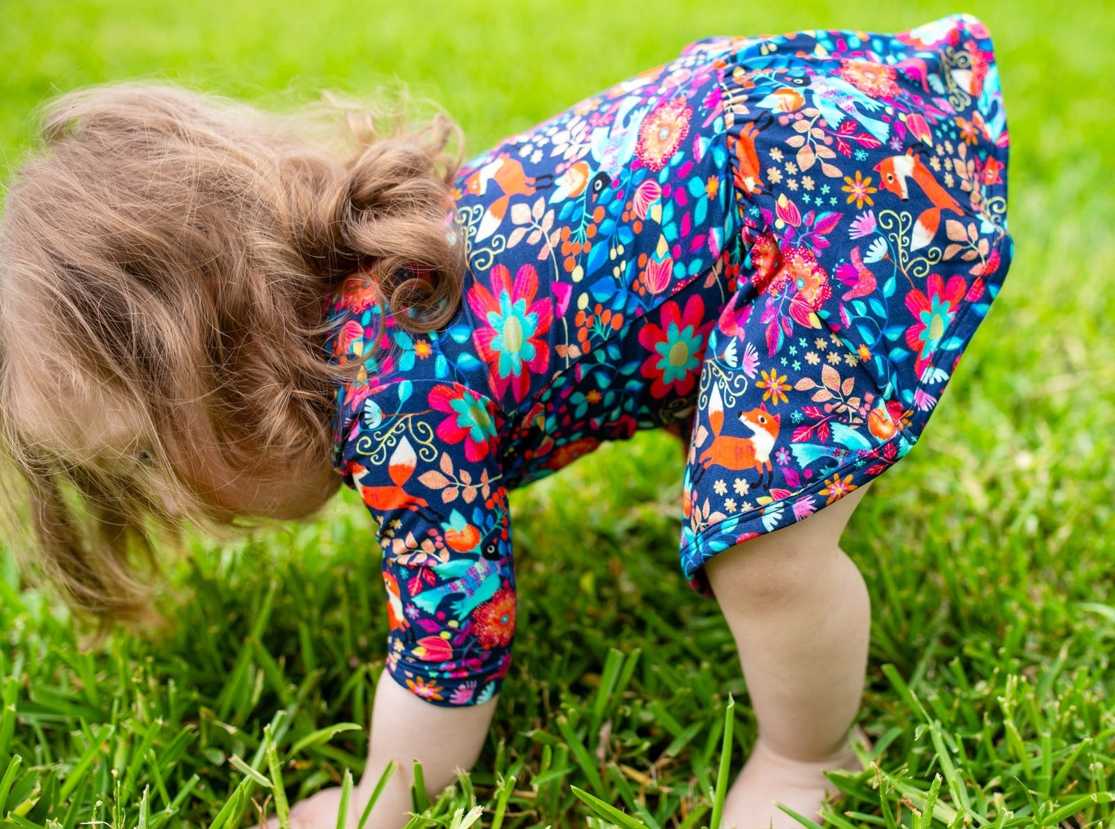 Foxy Folksy Half Sleeve Leotard Dress