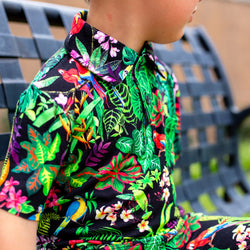 Image of Macaw Jungle Polo Shirt