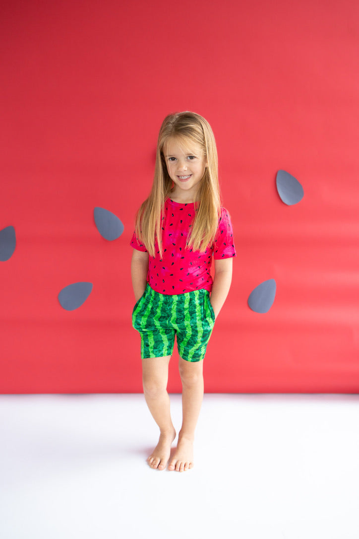 Watermelon Short Sleeve/Shorts PJ Set