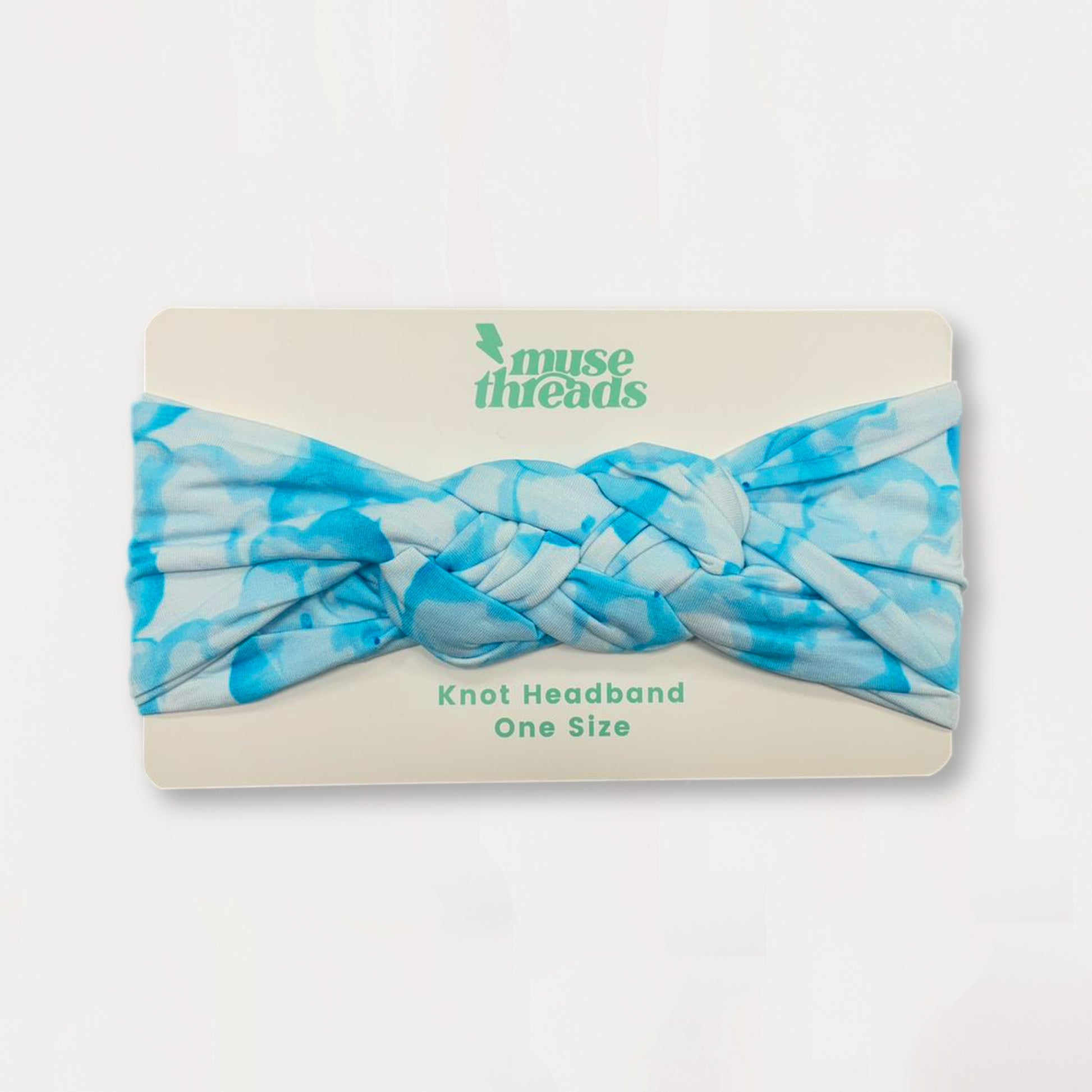 Bubbling Love Blue Edition Braided Headband