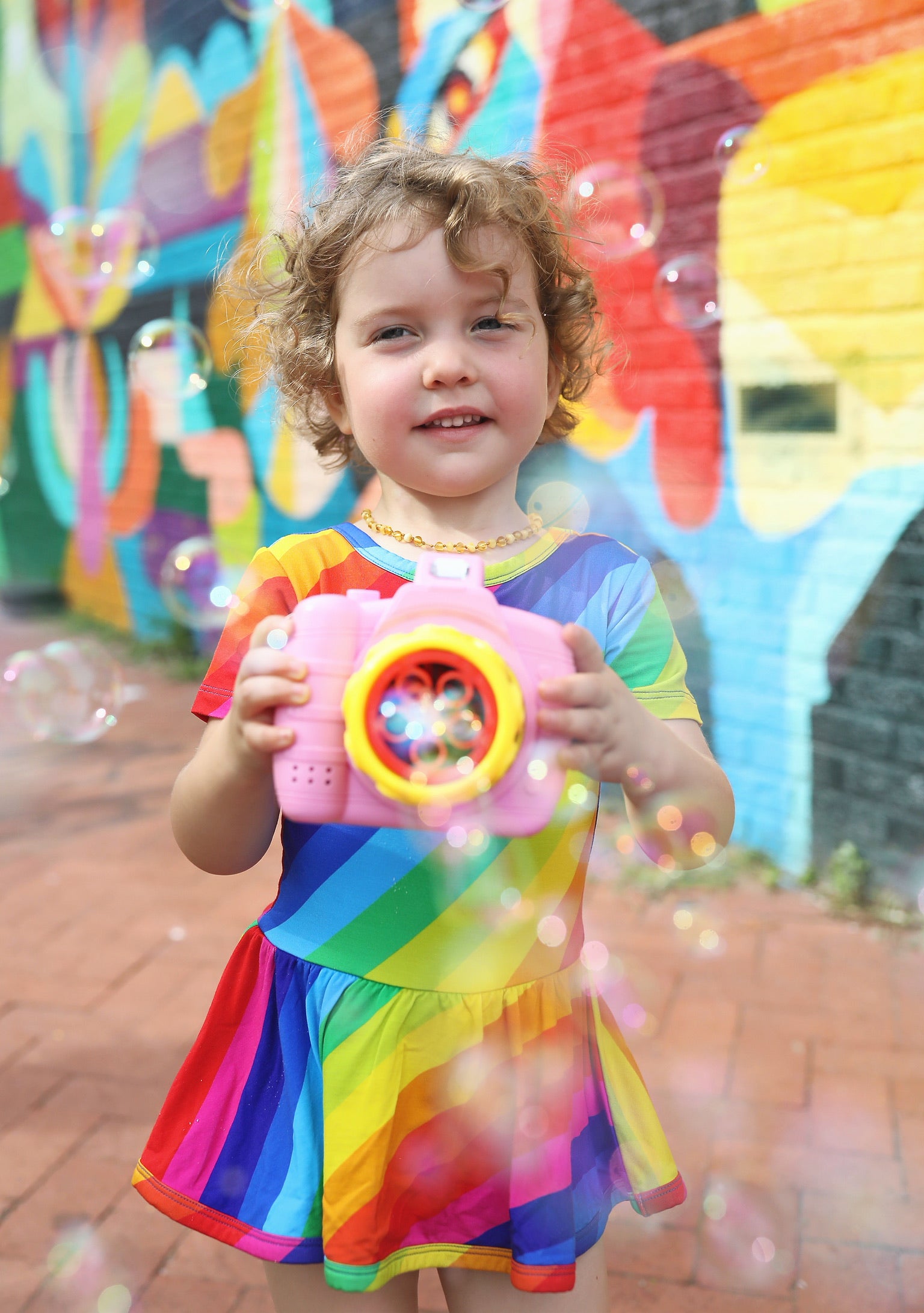 Rainbow Stripe Short Sleeve Leotard Dress