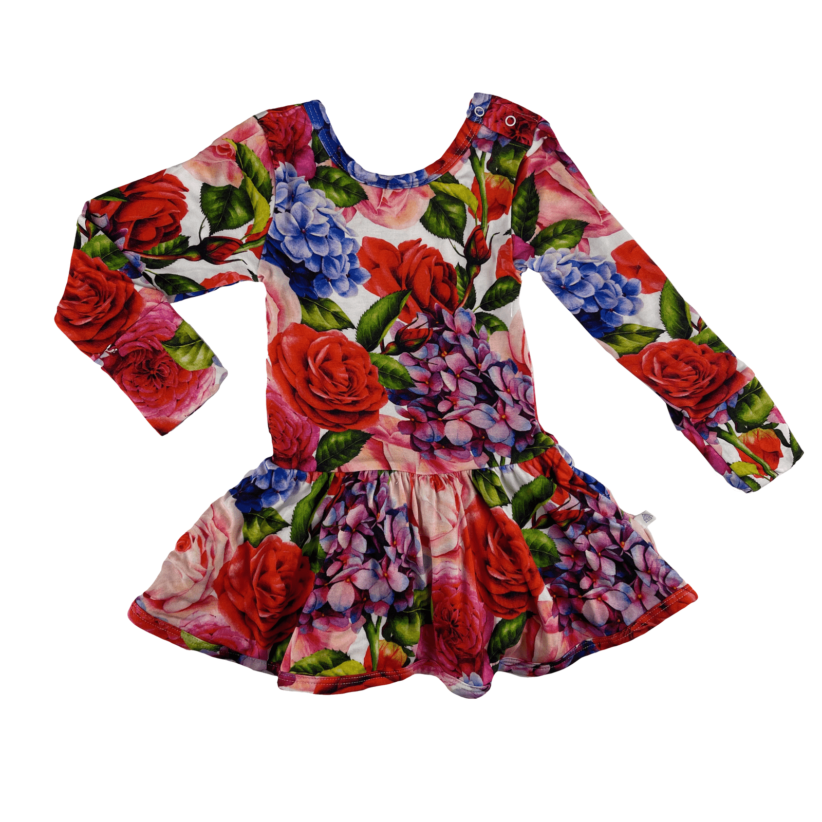 Hydrangea Rose Leotard Dress