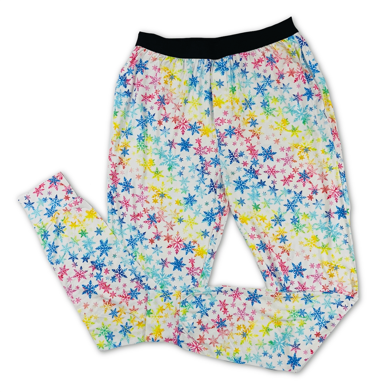 Rainbow Snowflakes Men's Lounge Joggers