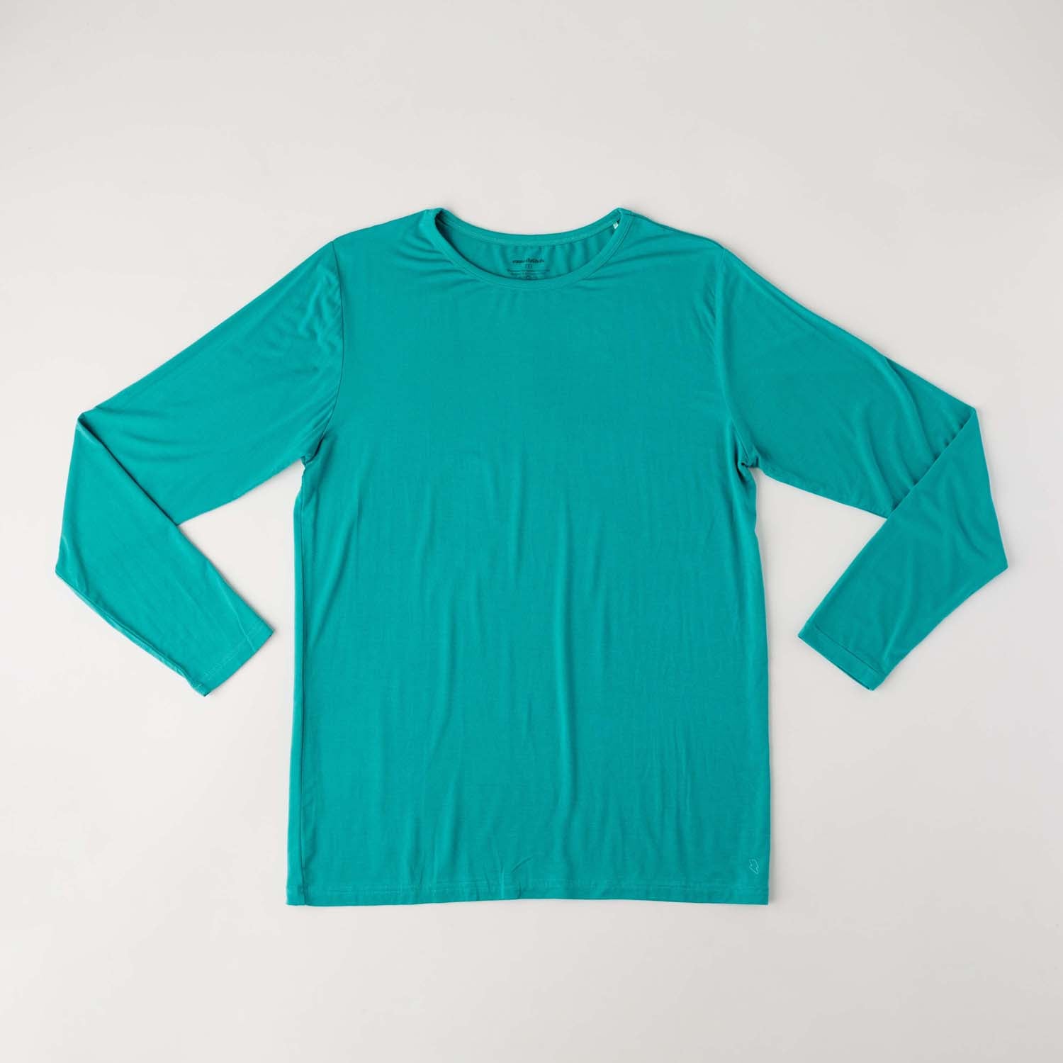 Teal Men's Long Sleeve Lounge Crew