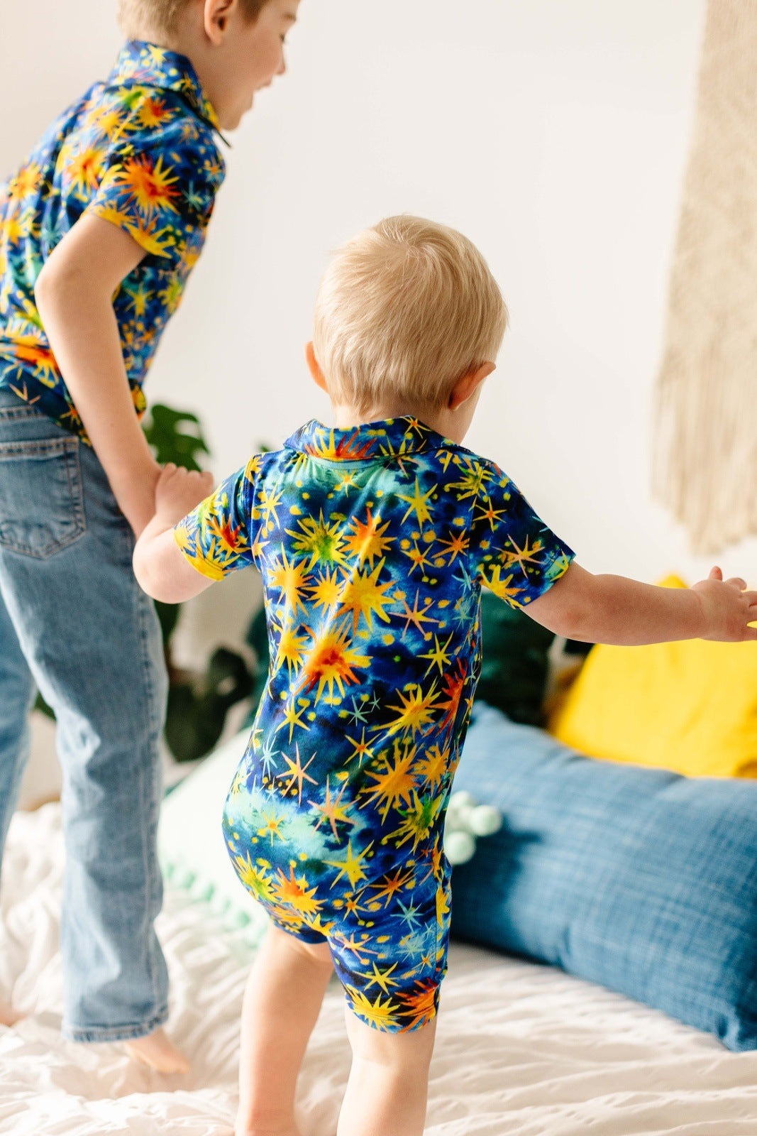 Starry Starry Night Polo Romper PRE-SALE