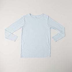 Image of Ice Blue Men's Long Sleeve Lounge Crew