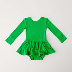 Image of Green Apple Leotard Dress