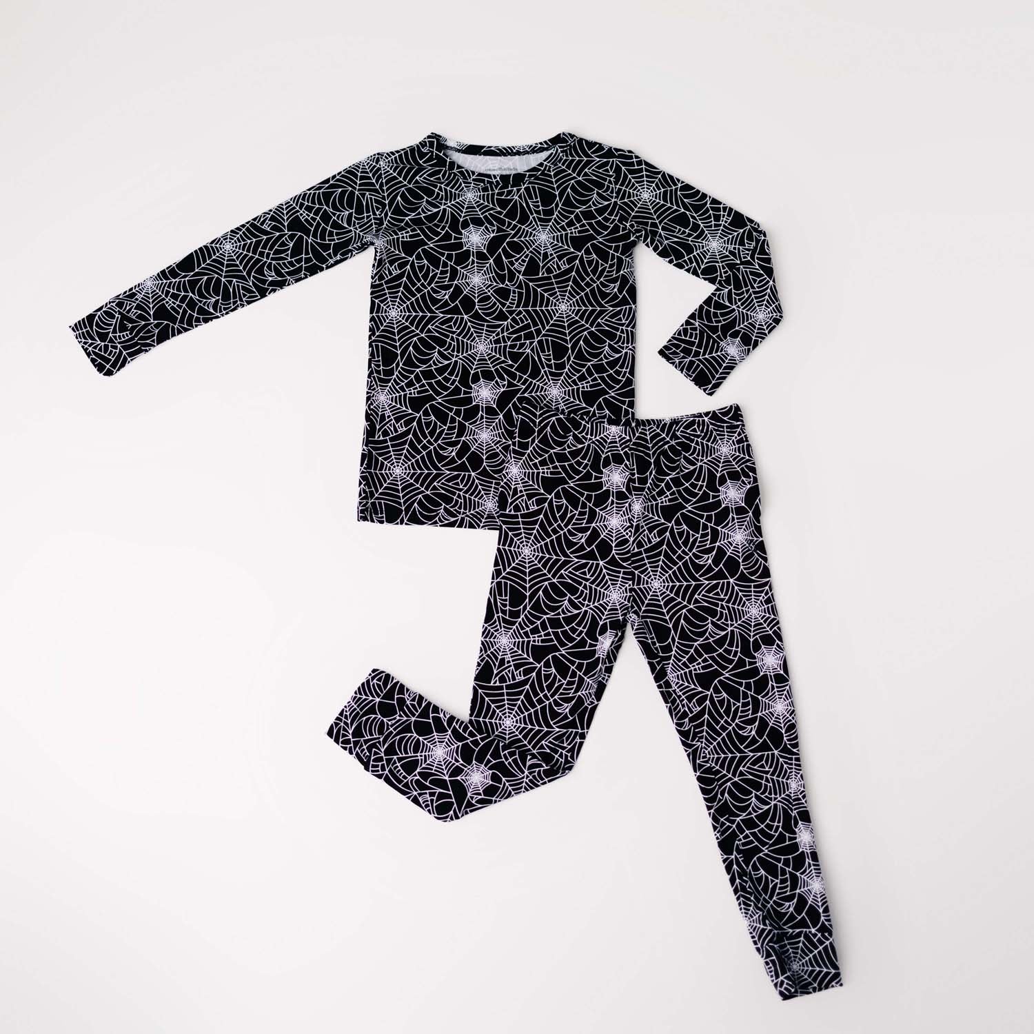 Spider Webs Long Sleeve PJ Set