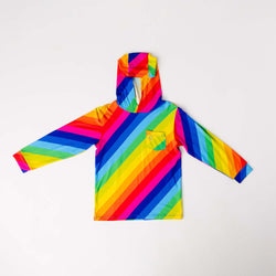 Image of Rainbow Stripe Lightweight Hoodie