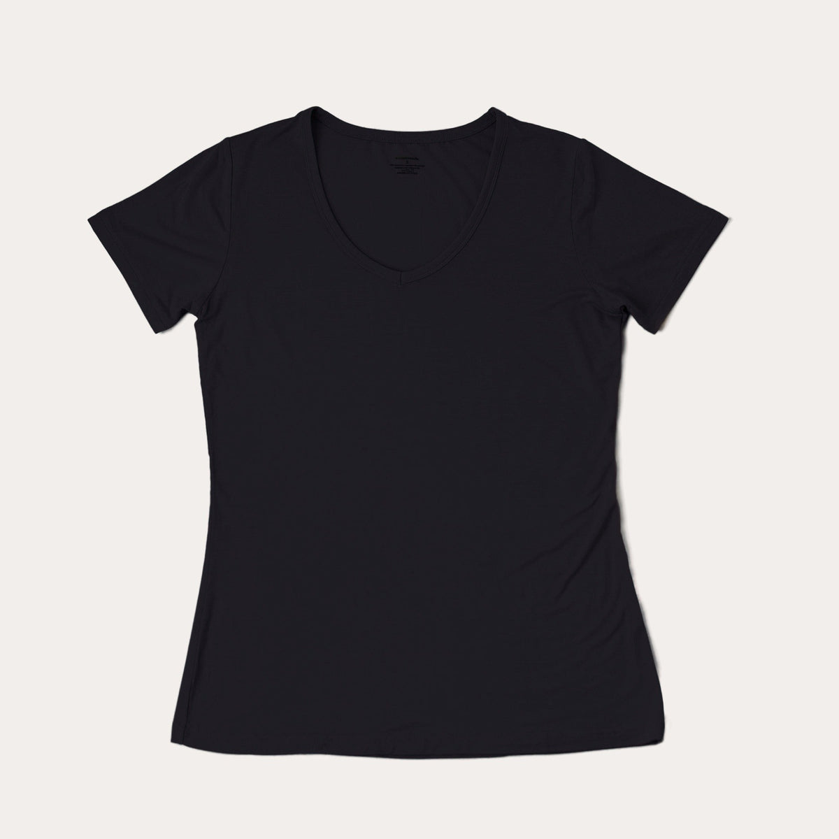 Black V-Neck – Organic Signatures