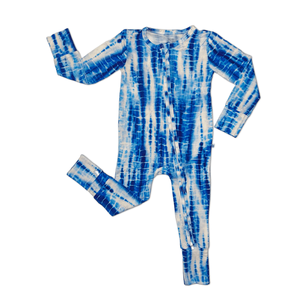 Shibori Zip Convertible Footie